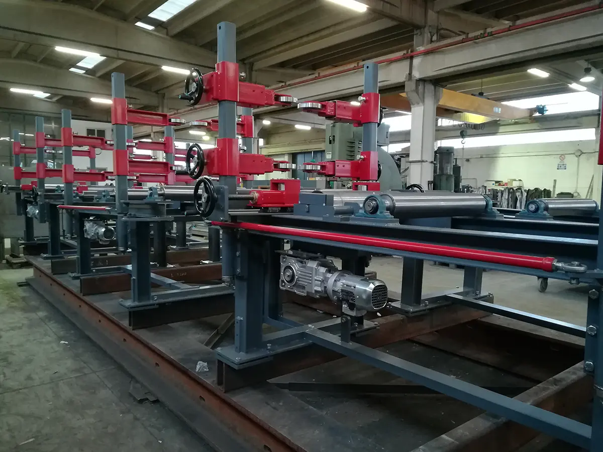 Impianto saldatura profili